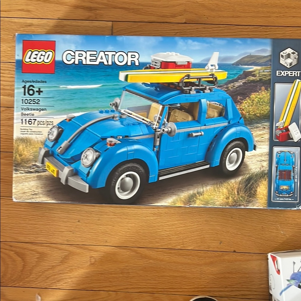 Lego Blue and White Building Set Classic Car
